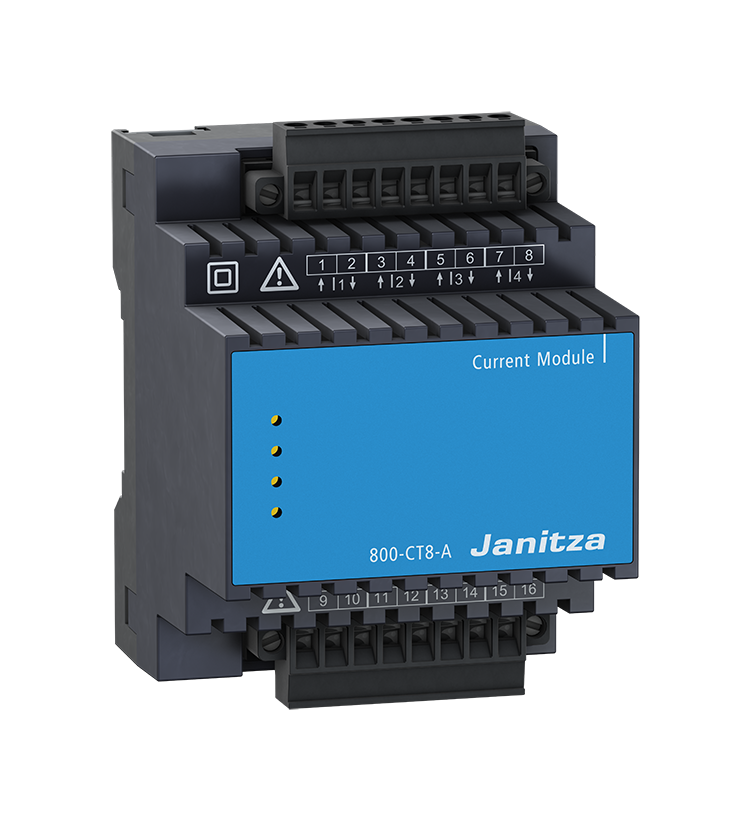 800-CT8-A | Module de mesure de courant 2x 4 canaux ../5A ou ../1A pour la série UMG 800